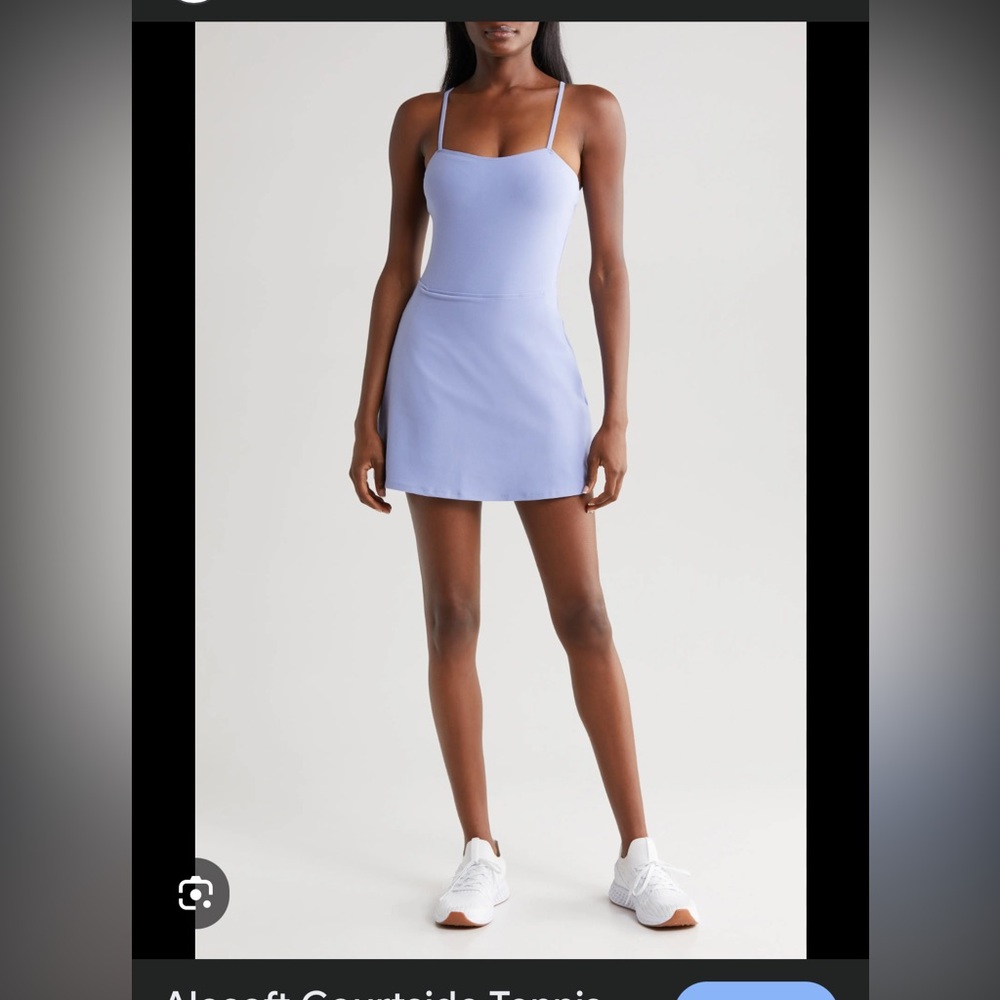NWT ALO Yoga Lilac Blue Courtside Tennis  Dress size xxs - sold out online